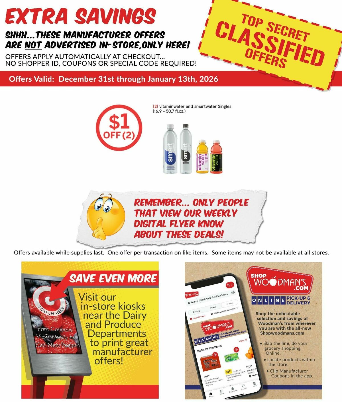 Woodmans Food Market Weekly Ad from January 1