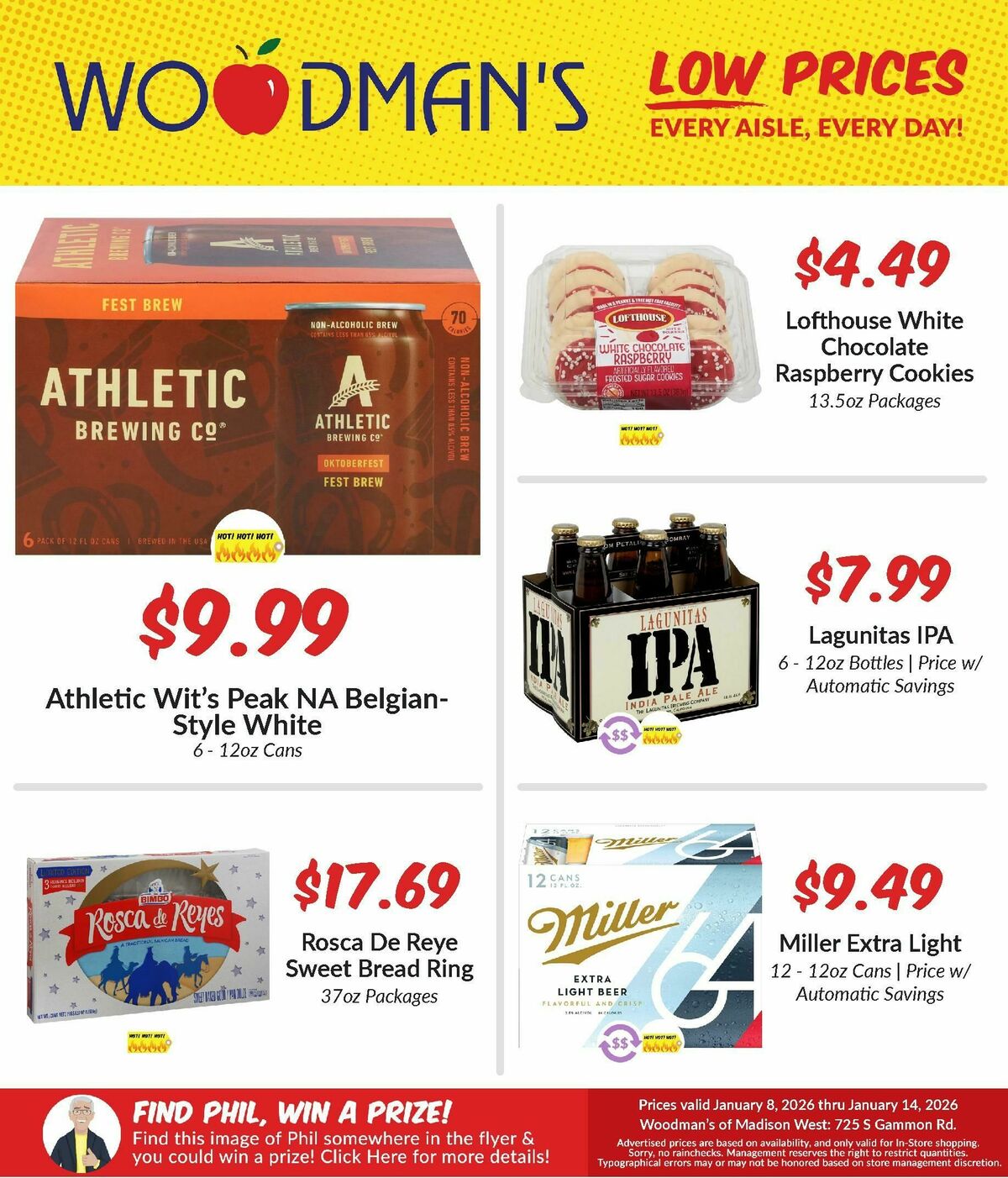 Woodmans Food Market Weekly Ad from January 8