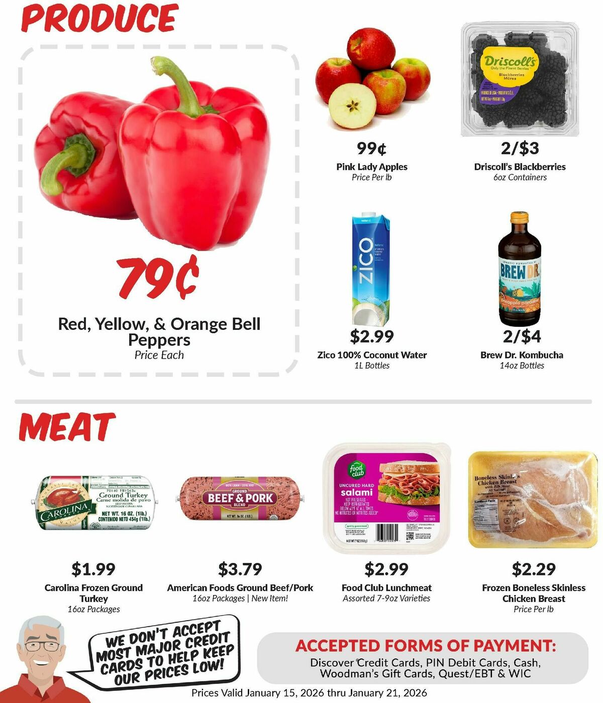 Woodmans Food Market Weekly Ad from January 15