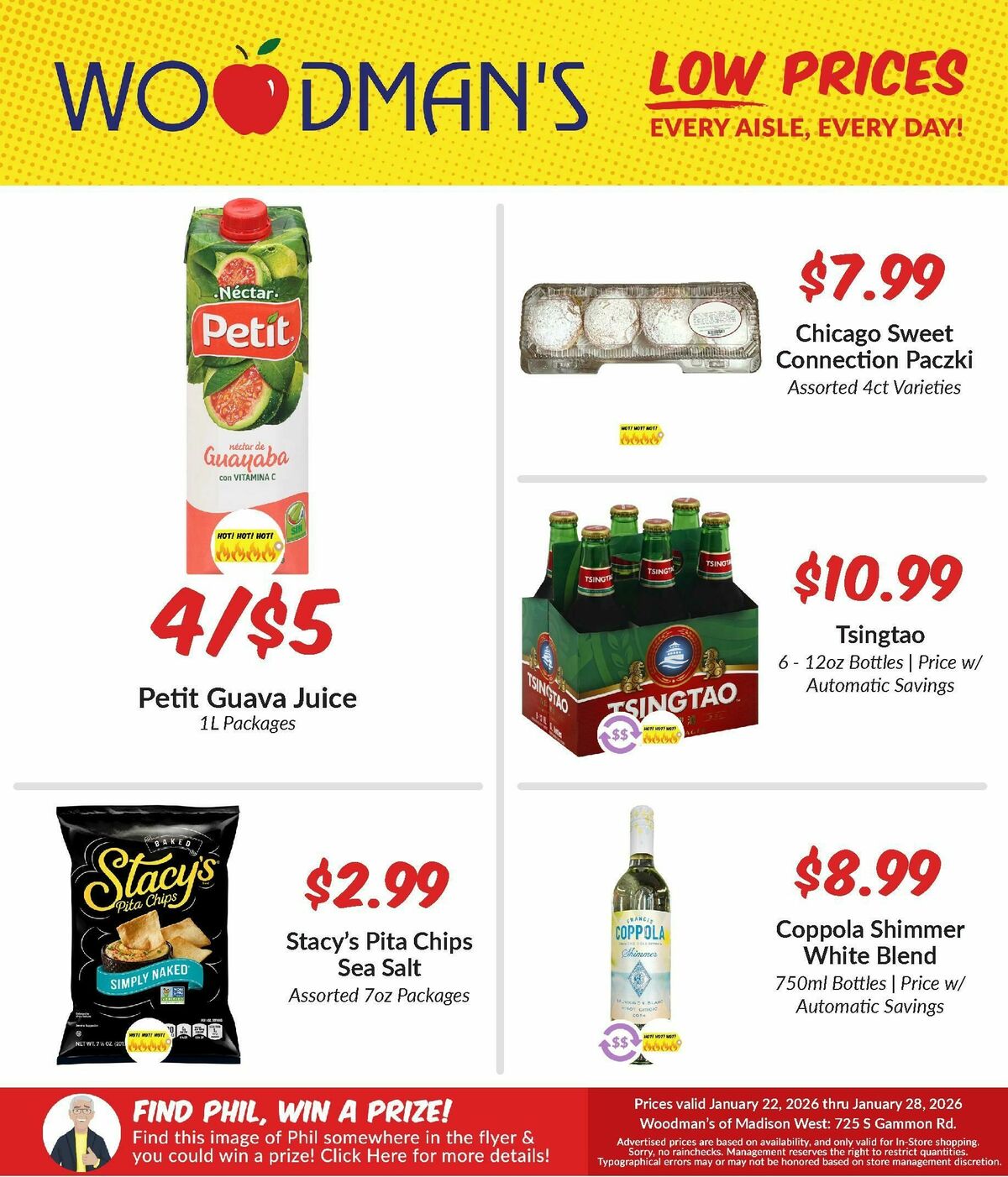 Woodmans Food Market Weekly Ad from January 22