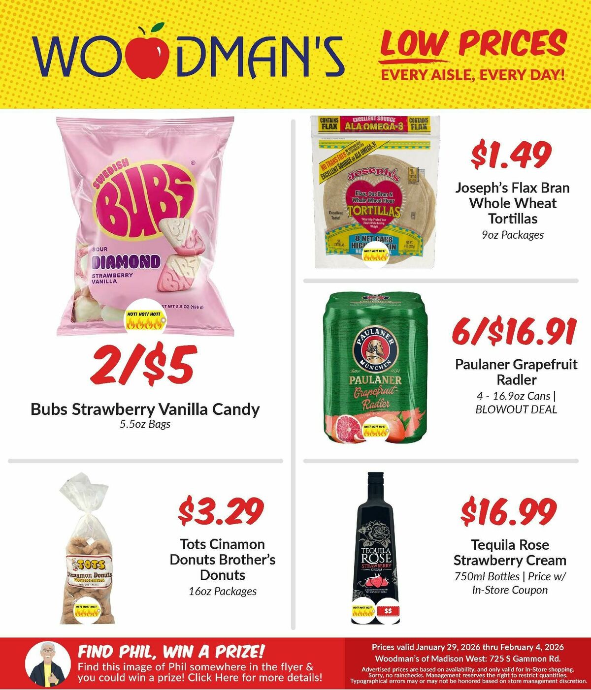 Woodmans Food Market Weekly Ad from January 29
