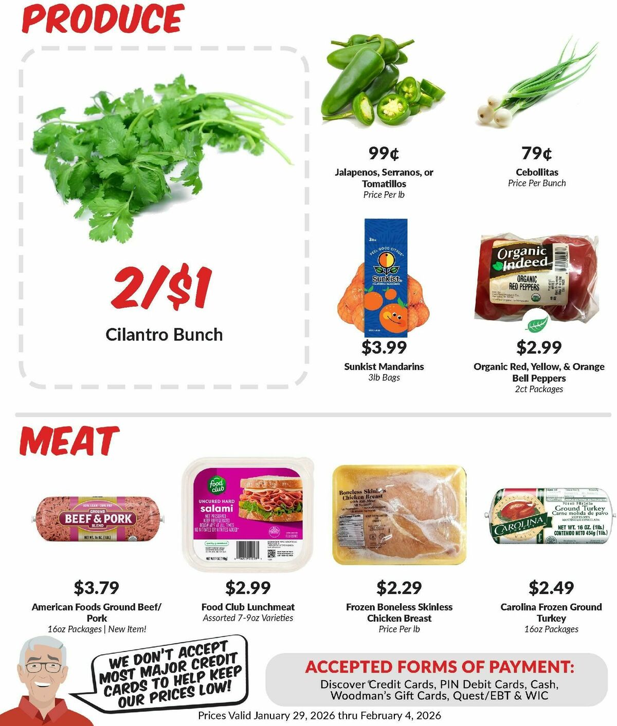 Woodmans Food Market Weekly Ad from January 29