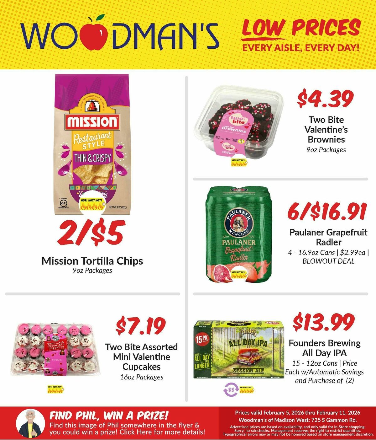 Woodmans Food Market Weekly Ad from February 5