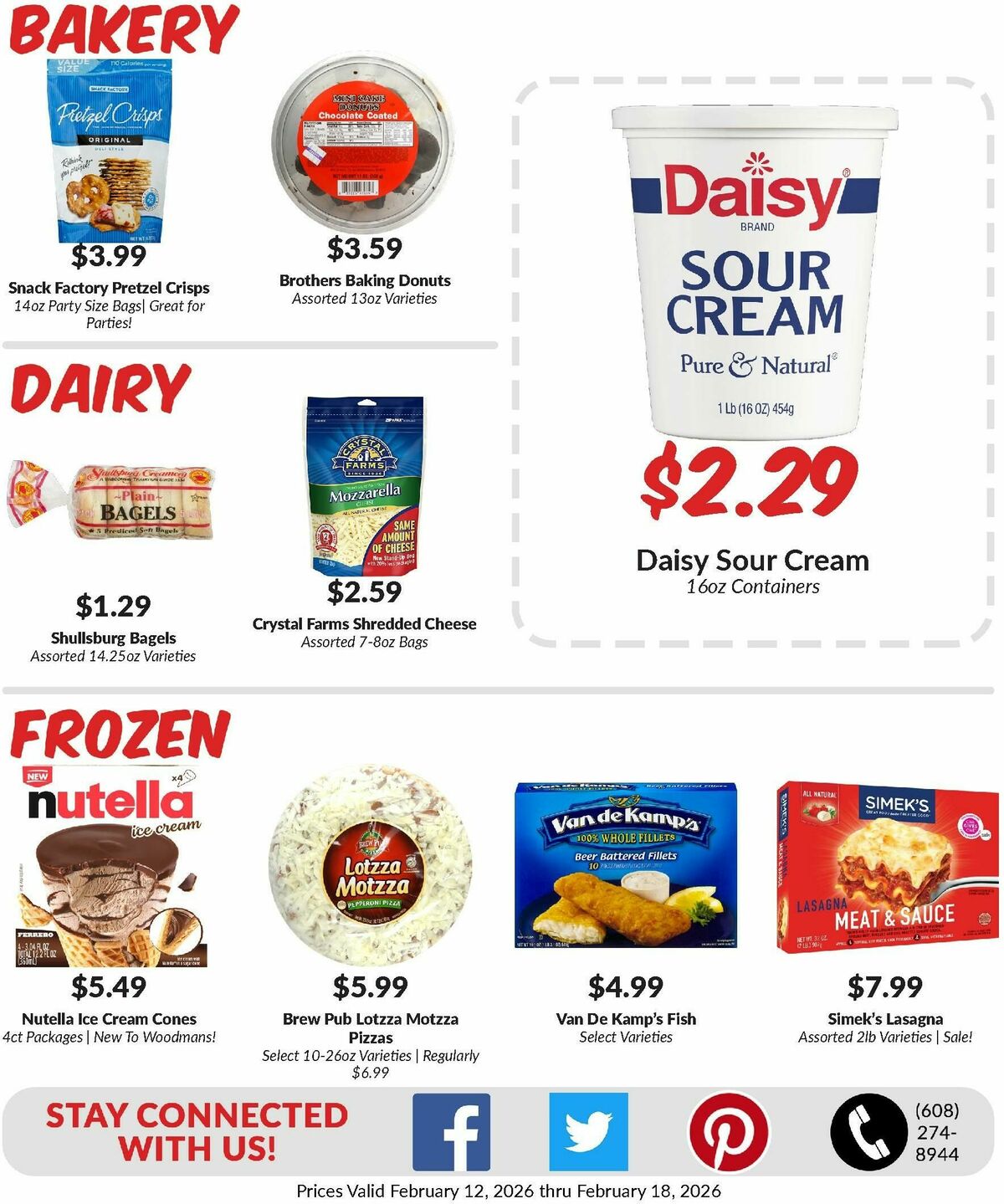 Woodmans Food Market Weekly Ad from February 12