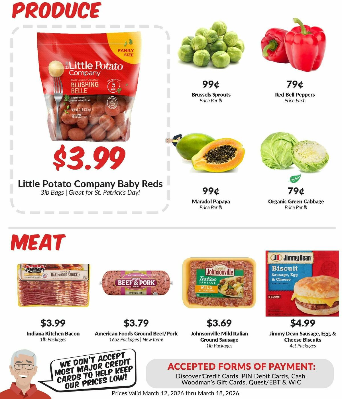 Woodmans Food Market Weekly Ad from March 12