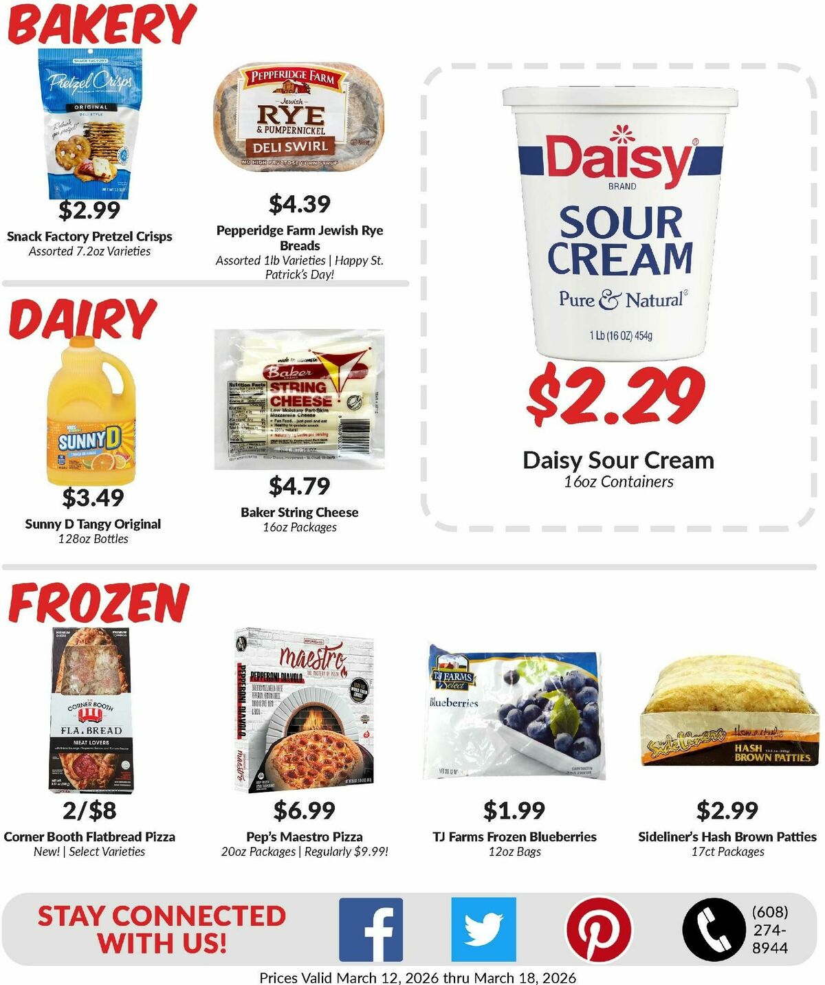 Woodmans Food Market Weekly Ad from March 12