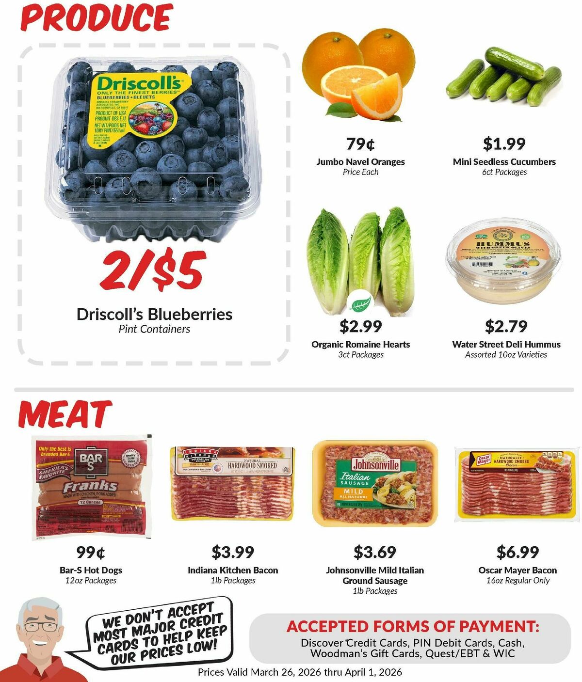 Woodmans Food Market Weekly Ad from March 26