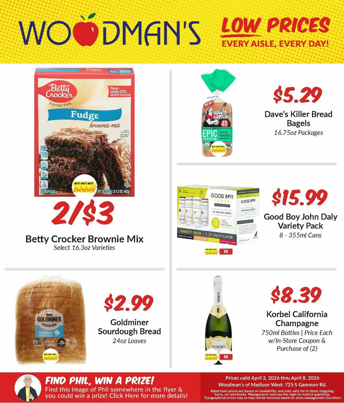 Woodmans Food Market Weekly Ad from April 2