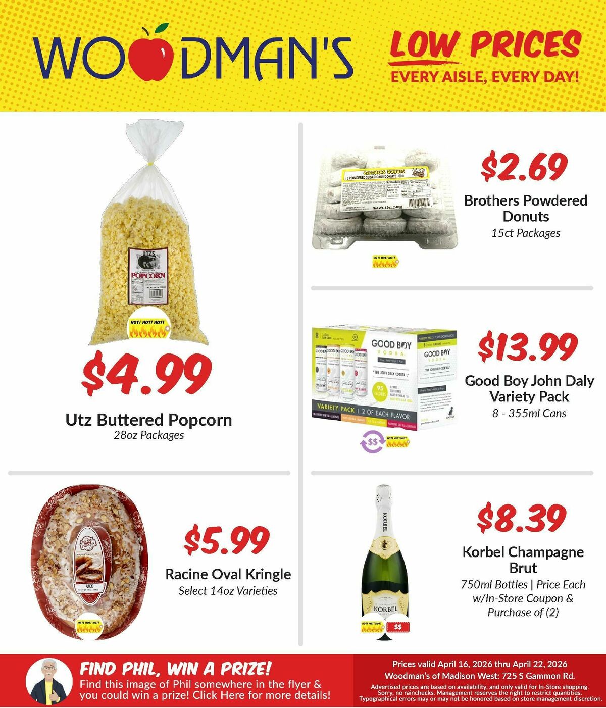 Woodmans Food Market Weekly Ad from April 16