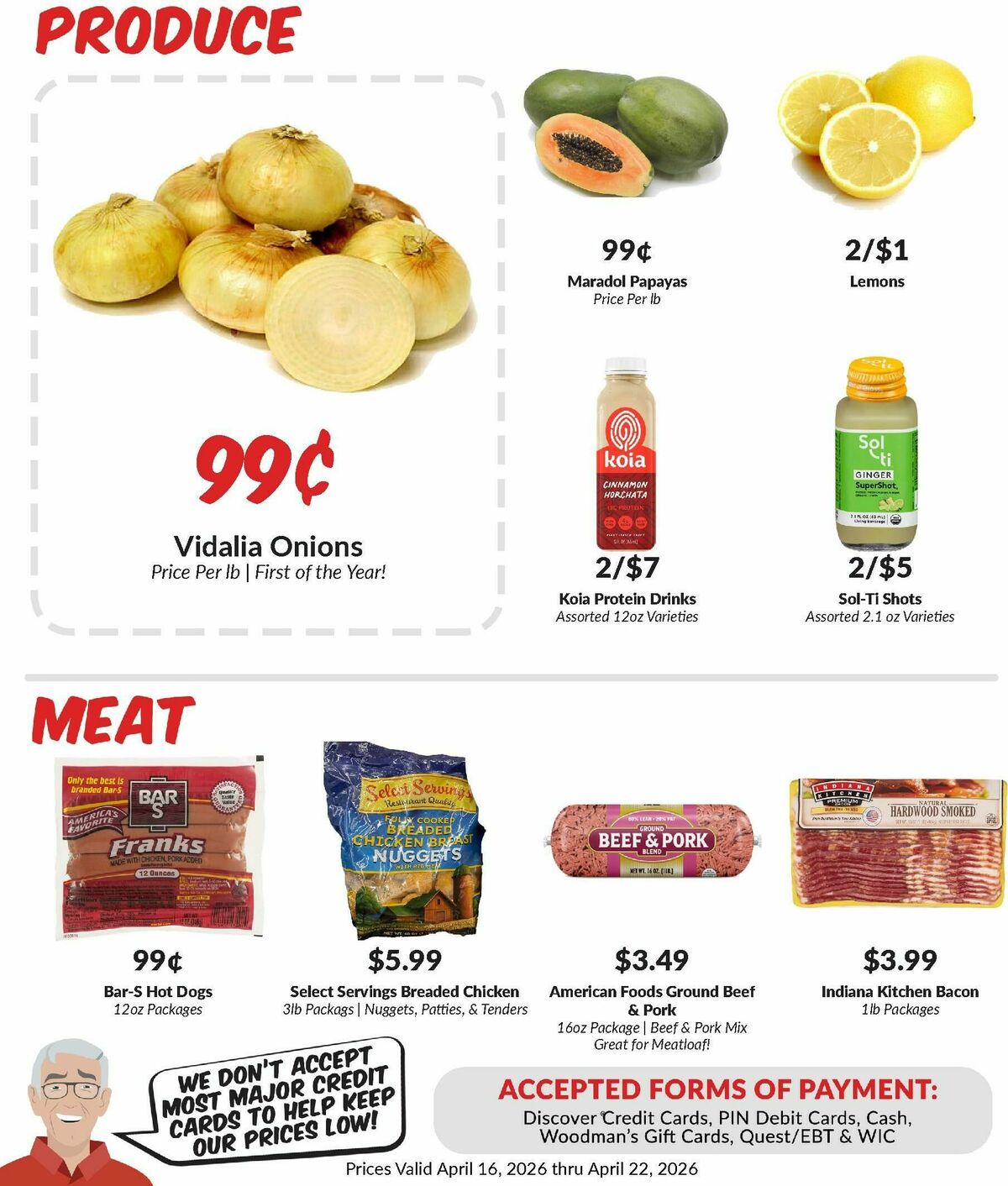 Woodmans Food Market Weekly Ad from April 16