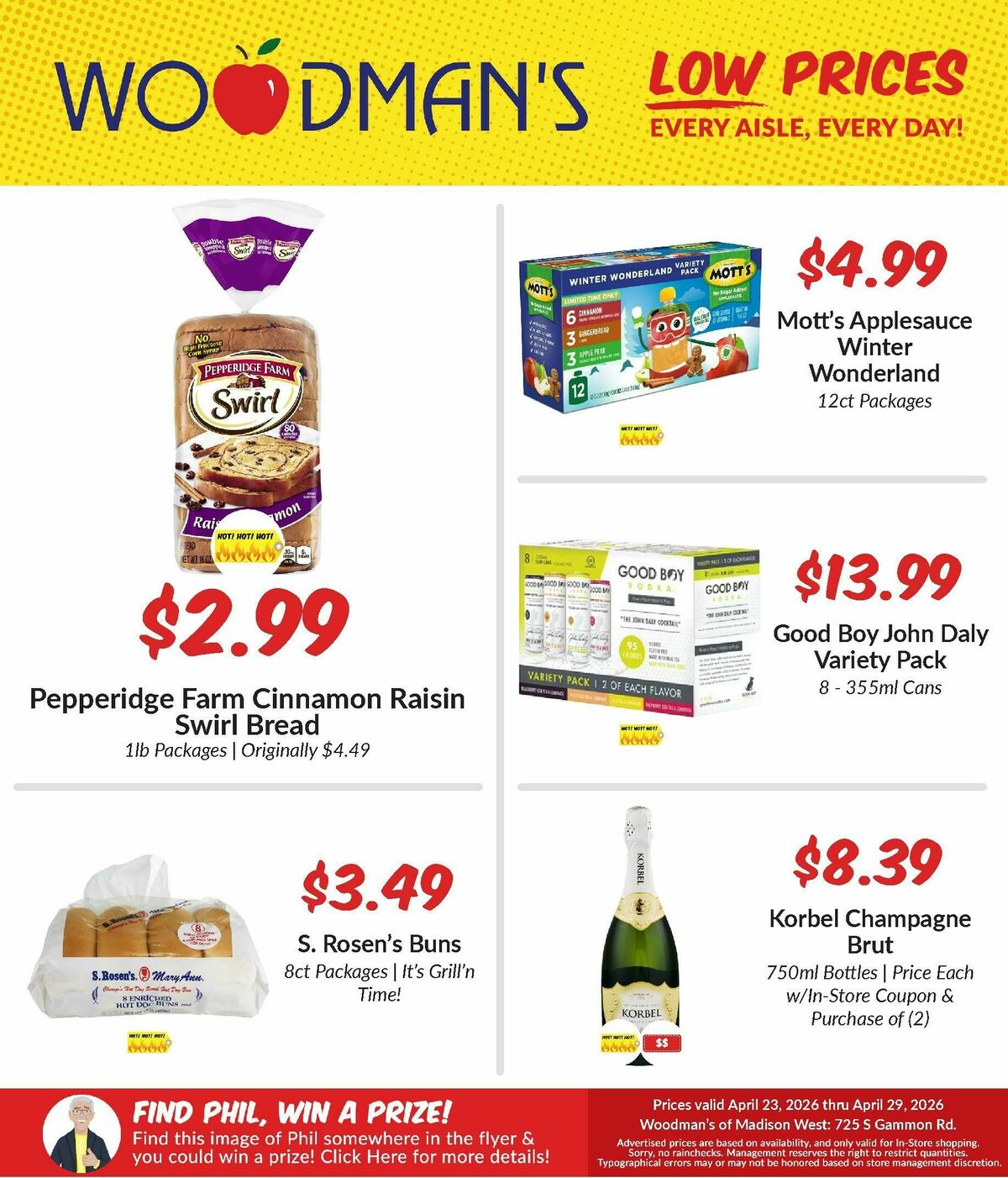 Woodmans Food Market Weekly Ad from April 23