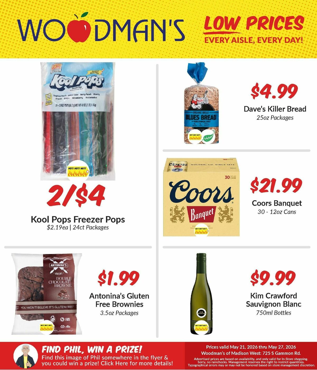 Woodmans Food Market Weekly Ad from May 21
