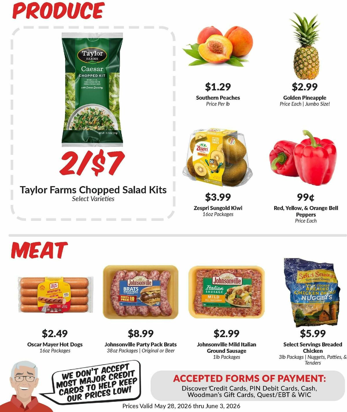 Woodmans Food Market Weekly Ad from May 28