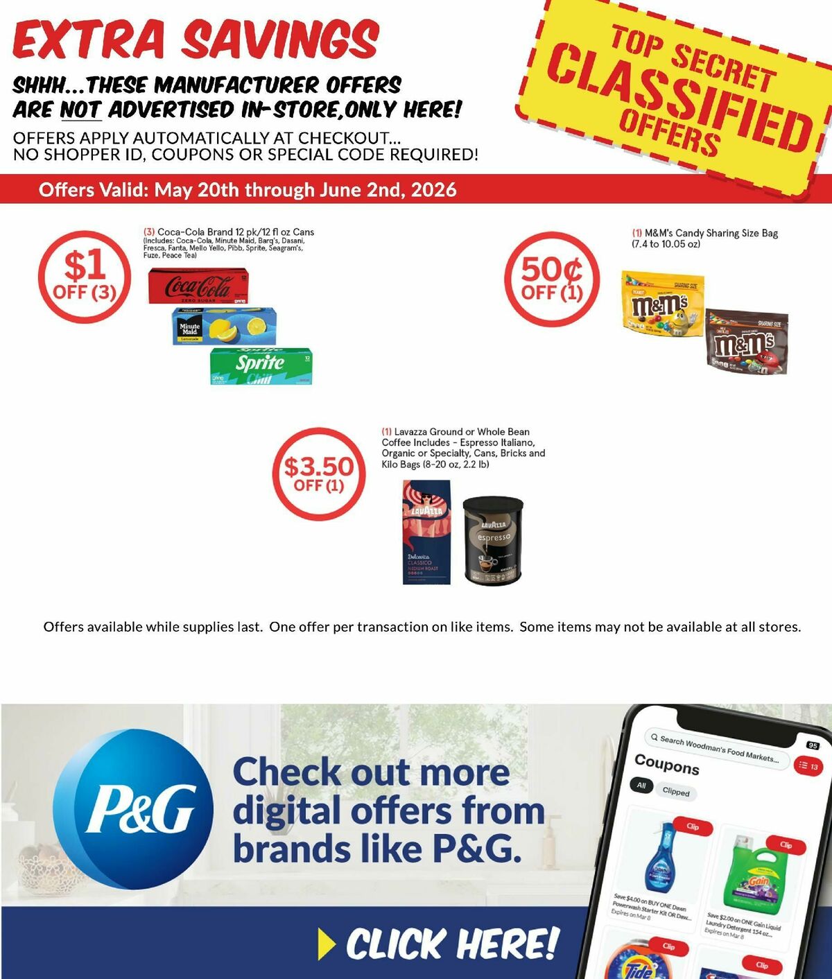 Woodmans Food Market Weekly Ad from May 28
