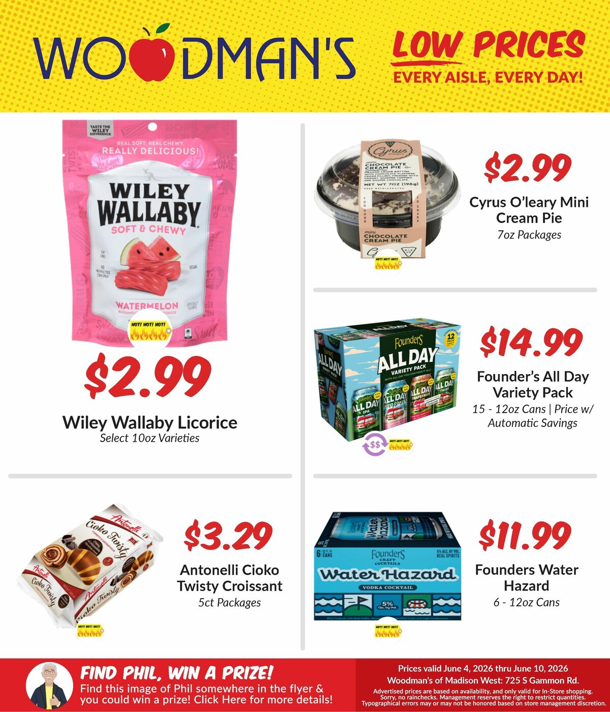 Woodmans Food Market Weekly Ad from June 4