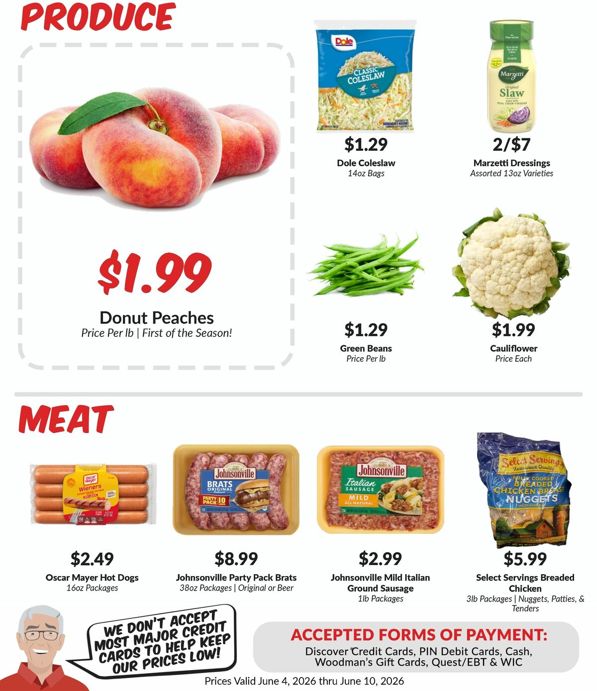 Woodmans Food Market Weekly Ad from June 4