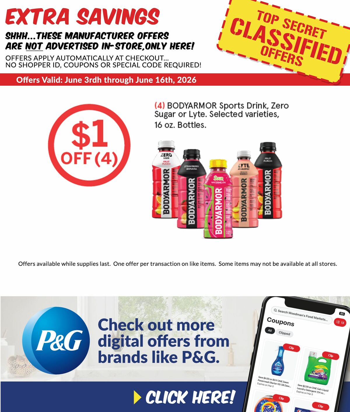 Woodmans Food Market Weekly Ad from June 11
