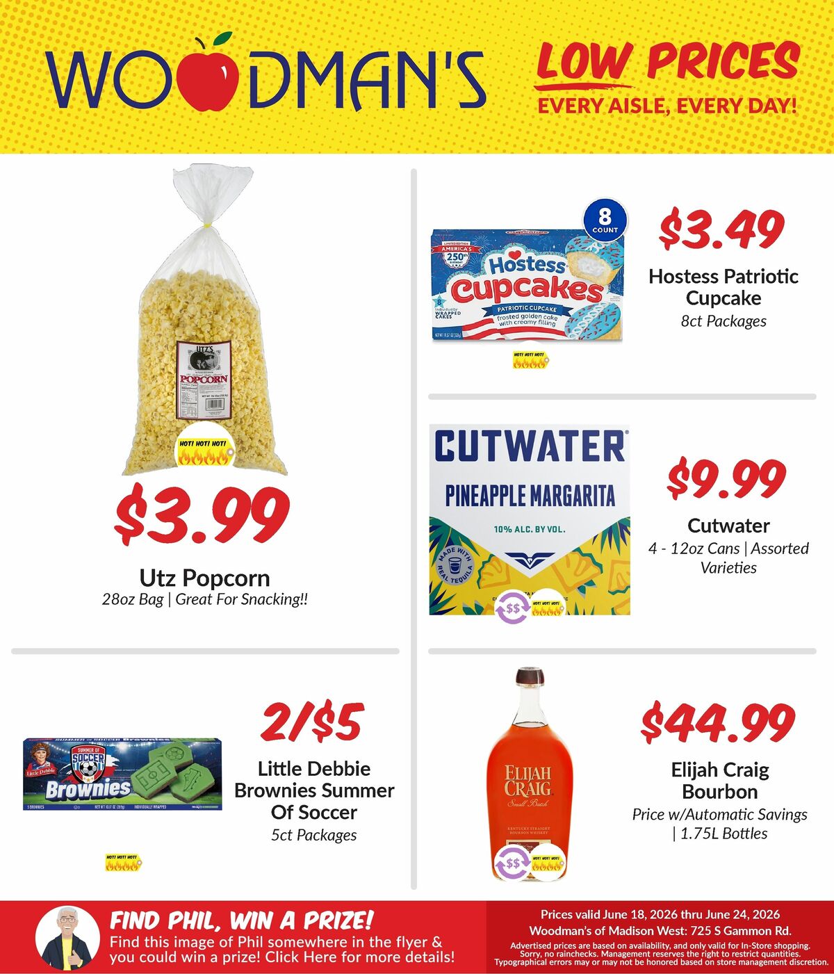 Woodmans Food Market Weekly Ad from June 18