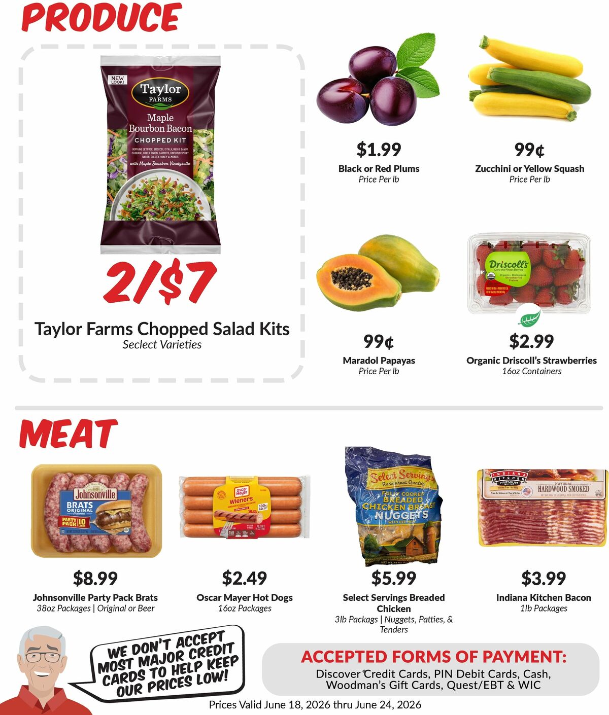 Woodmans Food Market Weekly Ad from June 18