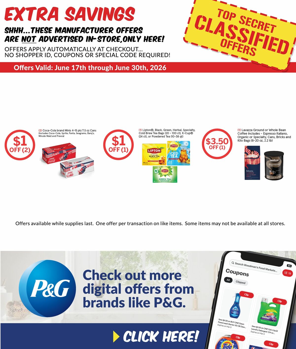 Woodmans Food Market Weekly Ad from June 18