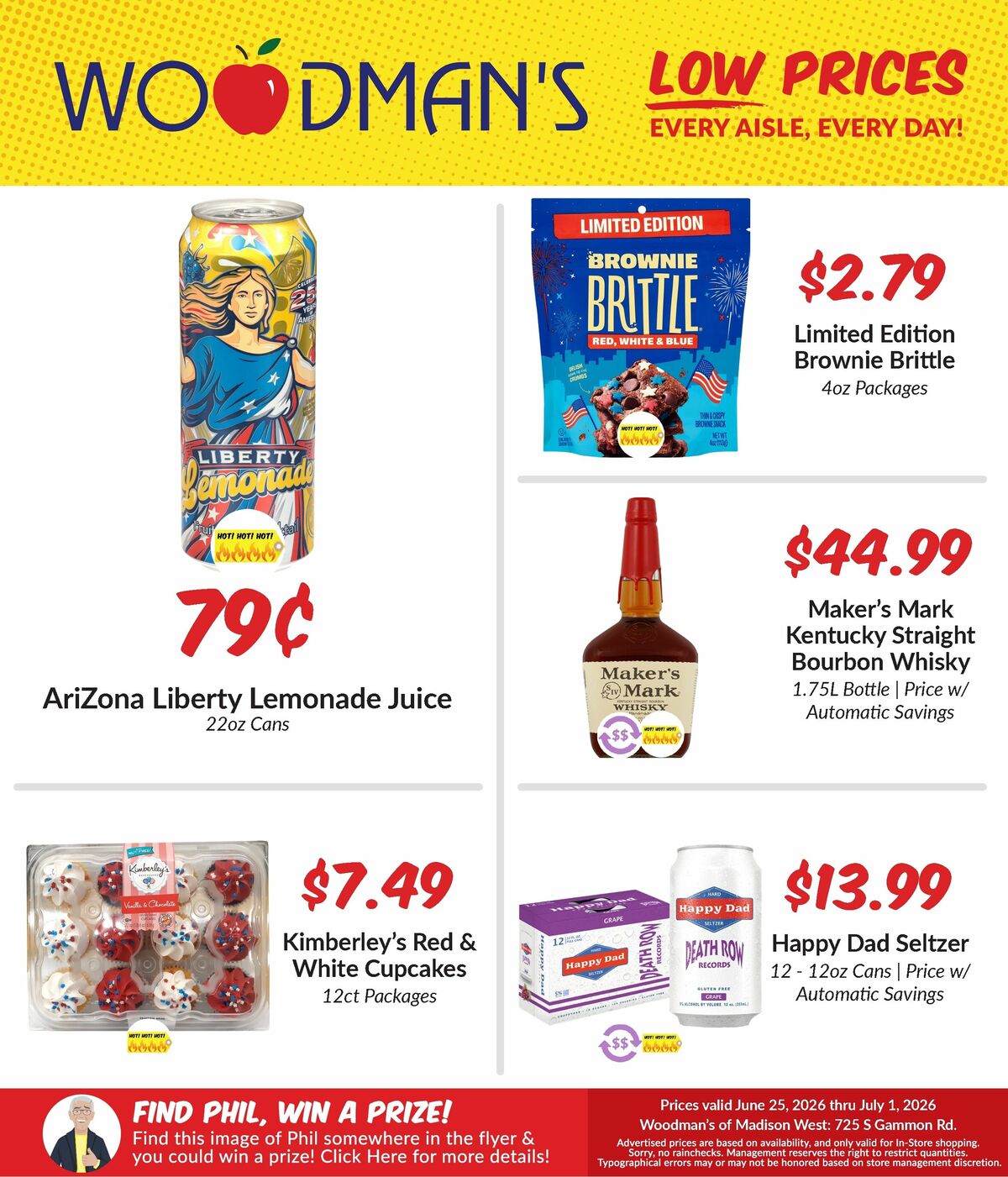 Woodmans Food Market Weekly Ad from June 25