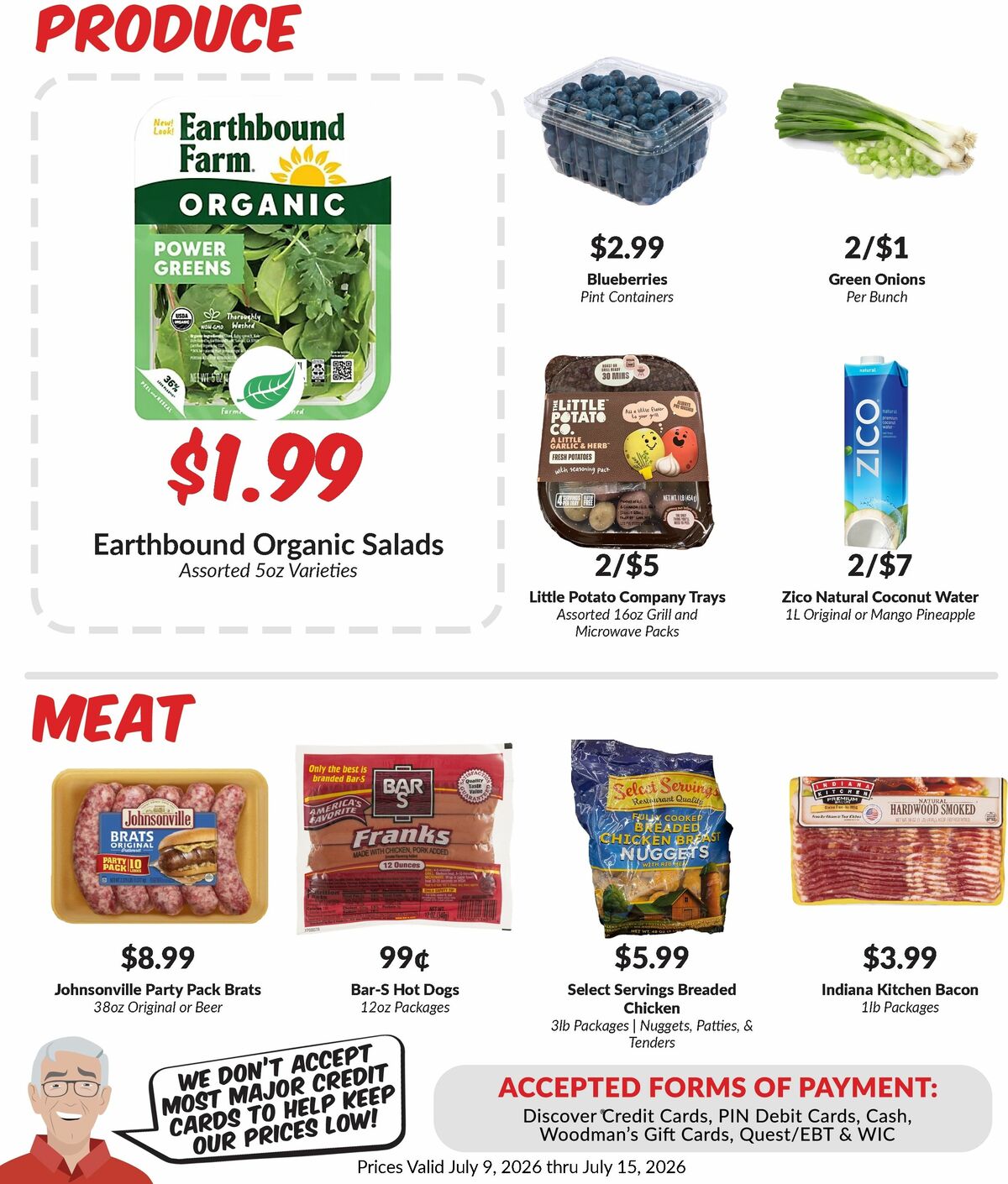Woodmans Food Market Weekly Ad from July 9