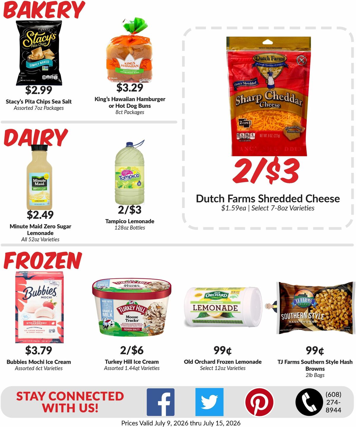 Woodmans Food Market Weekly Ad from July 9