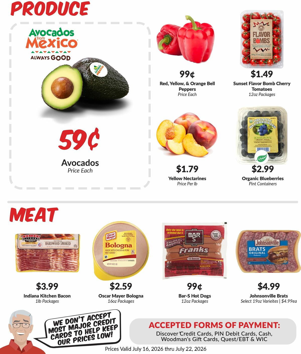 Woodmans Food Market Weekly Ad from July 16
