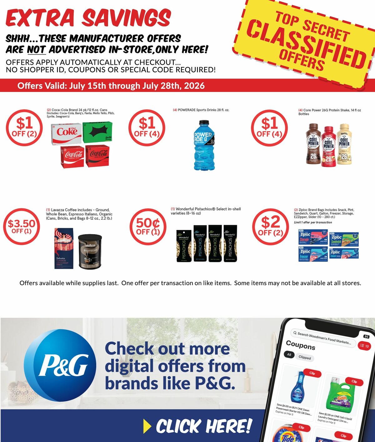Woodmans Food Market Weekly Ad from July 16