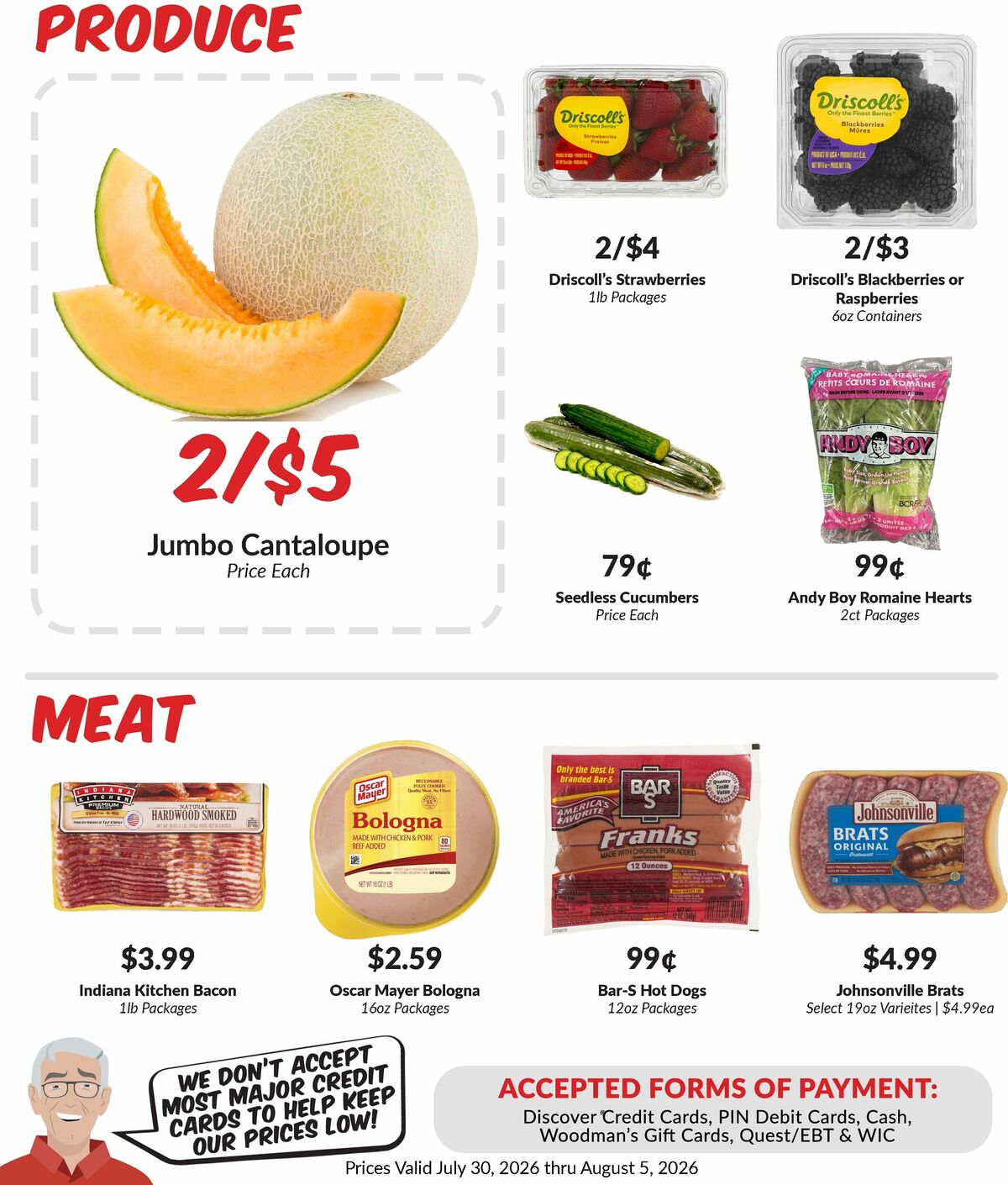 Woodmans Food Market Weekly Ad from July 30