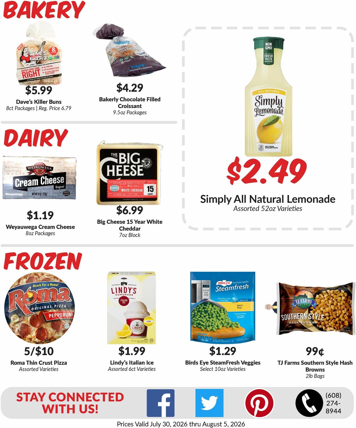 Woodmans Food Market Weekly Ad from July 30