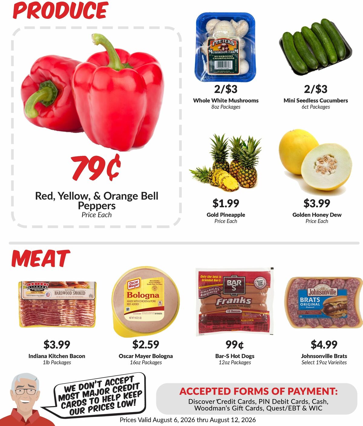 Woodmans Food Market Weekly Ad from August 6