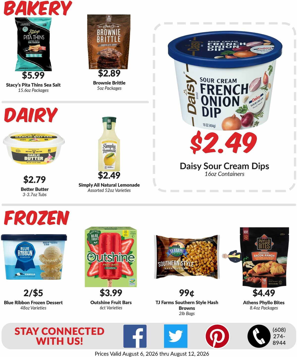 Woodmans Food Market Weekly Ad from August 6