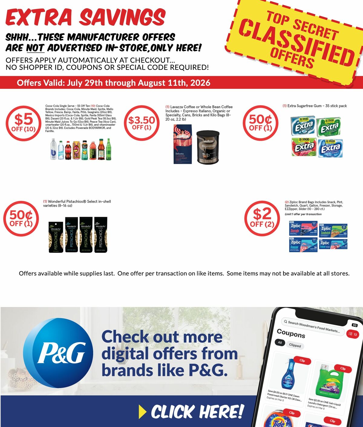 Woodmans Food Market Weekly Ad from August 6