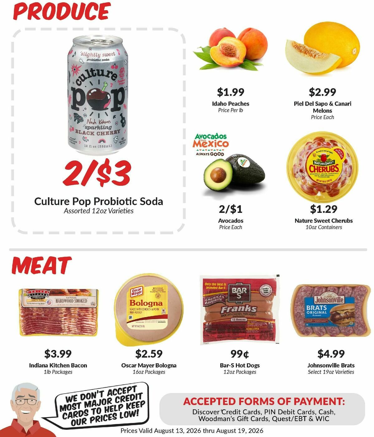 Woodmans Food Market Weekly Ad from August 13