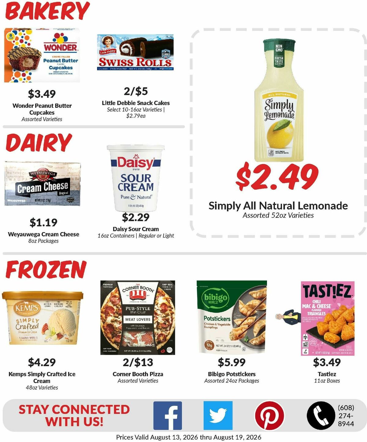 Woodmans Food Market Weekly Ad from August 13