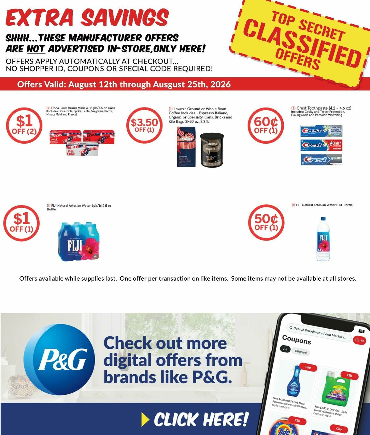 Woodmans Food Market Weekly Ad from August 13