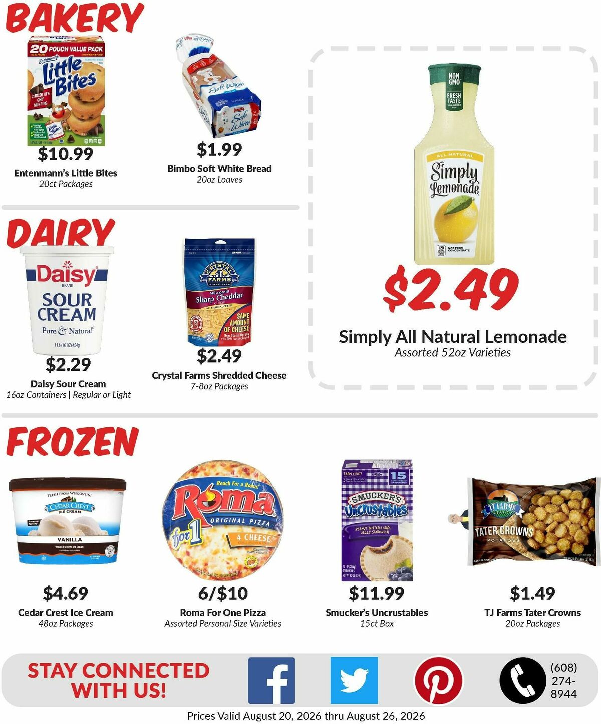 Woodmans Food Market Weekly Ad from August 20