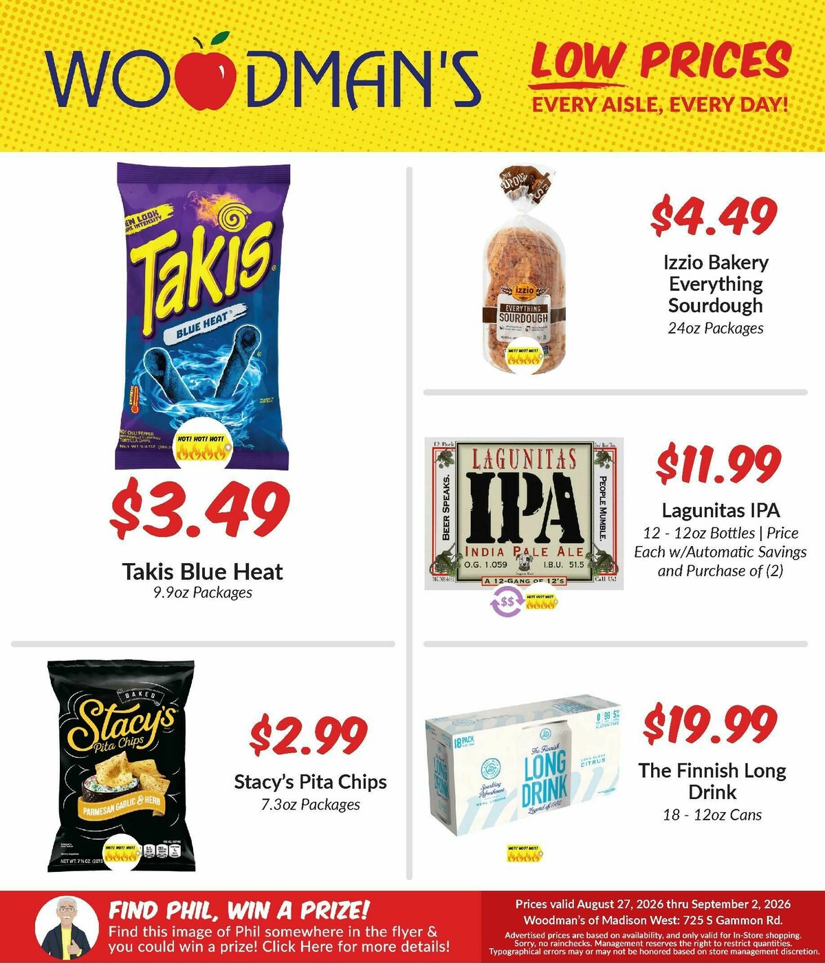 Woodmans Food Market Weekly Ad from August 27