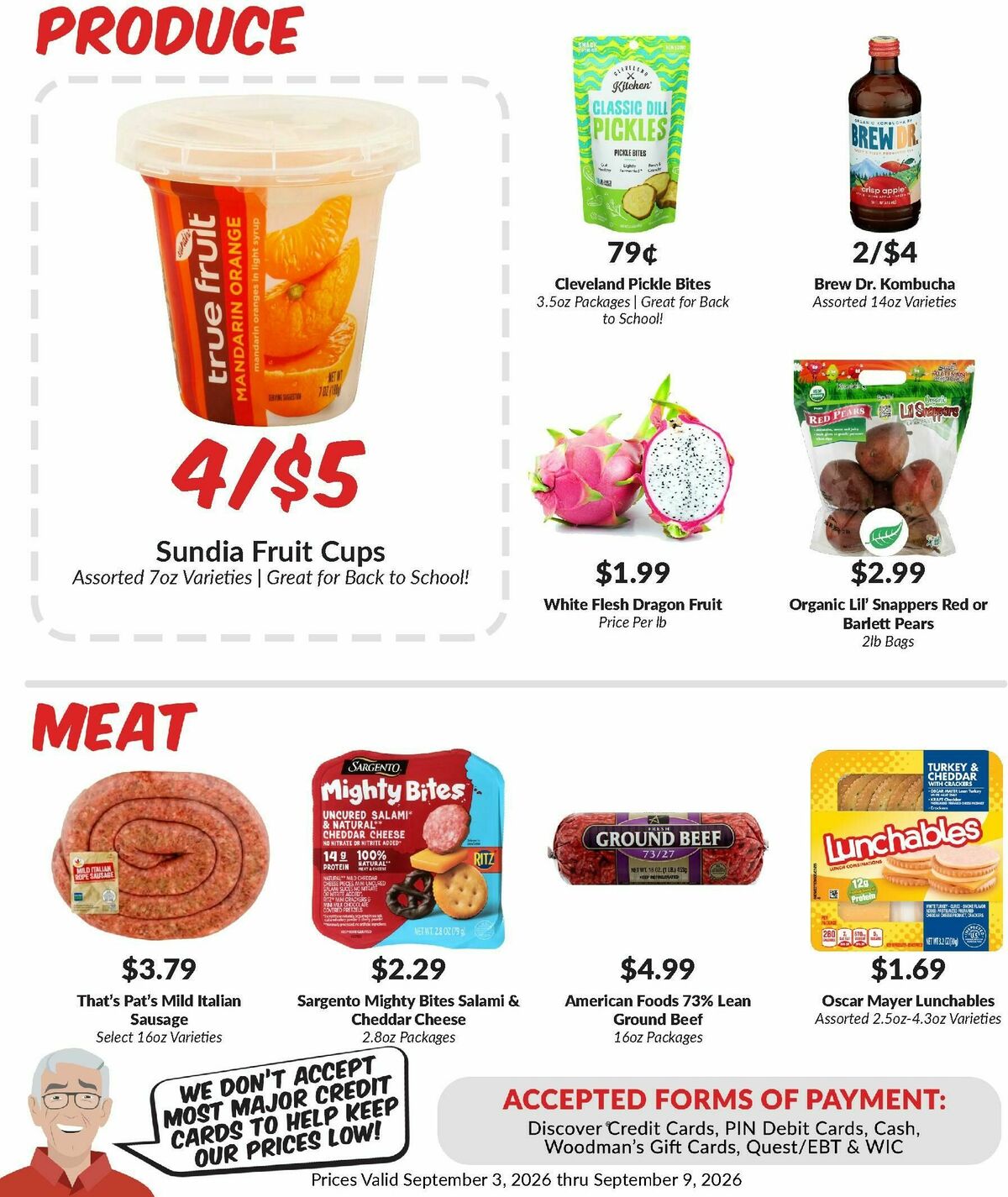 Woodmans Food Market Weekly Ad from September 3