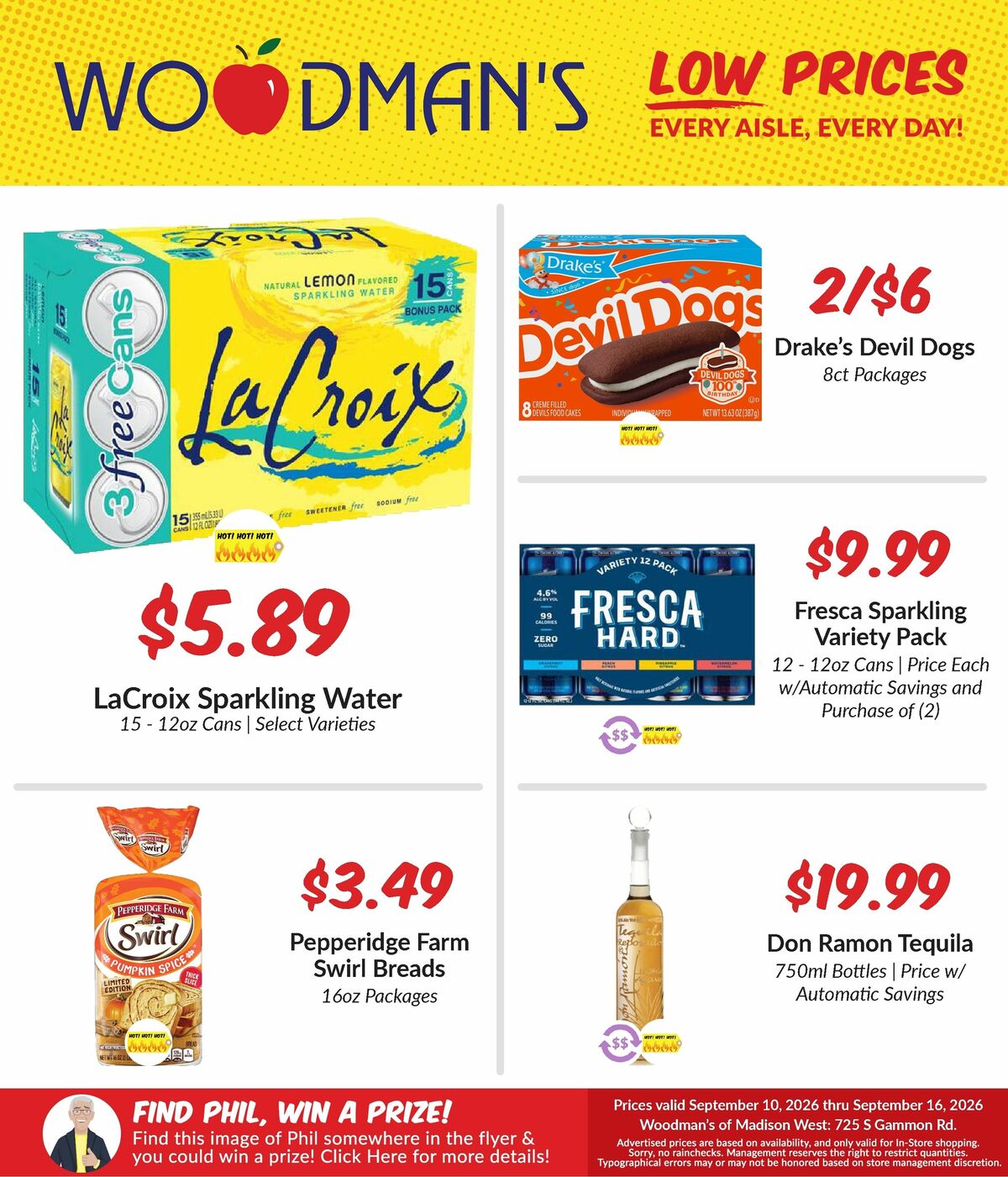 Woodmans Food Market Weekly Ad from September 10