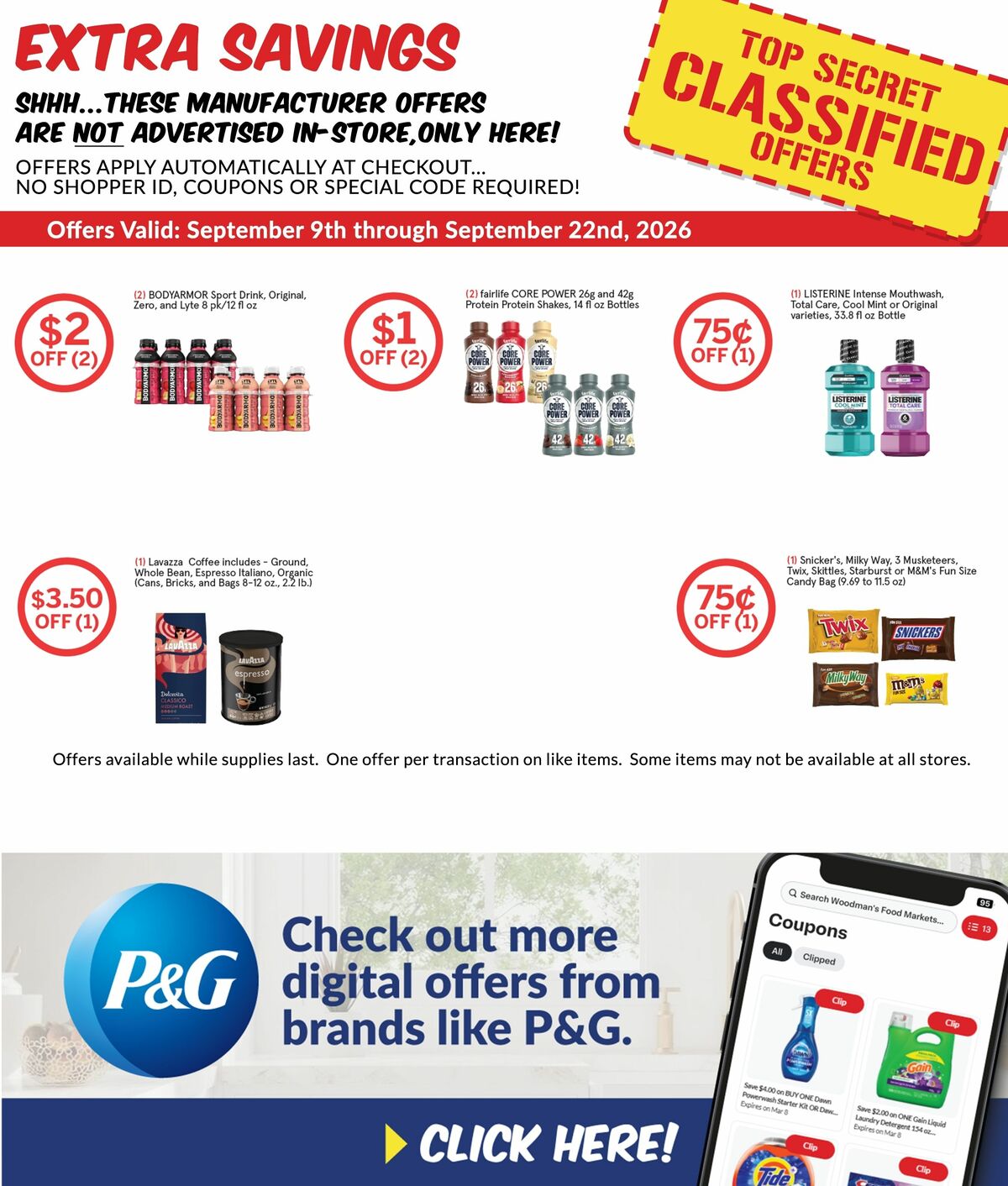 Woodmans Food Market Weekly Ad from September 10