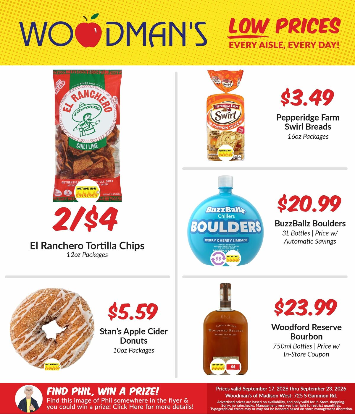 Woodmans Food Market Weekly Ad from September 17