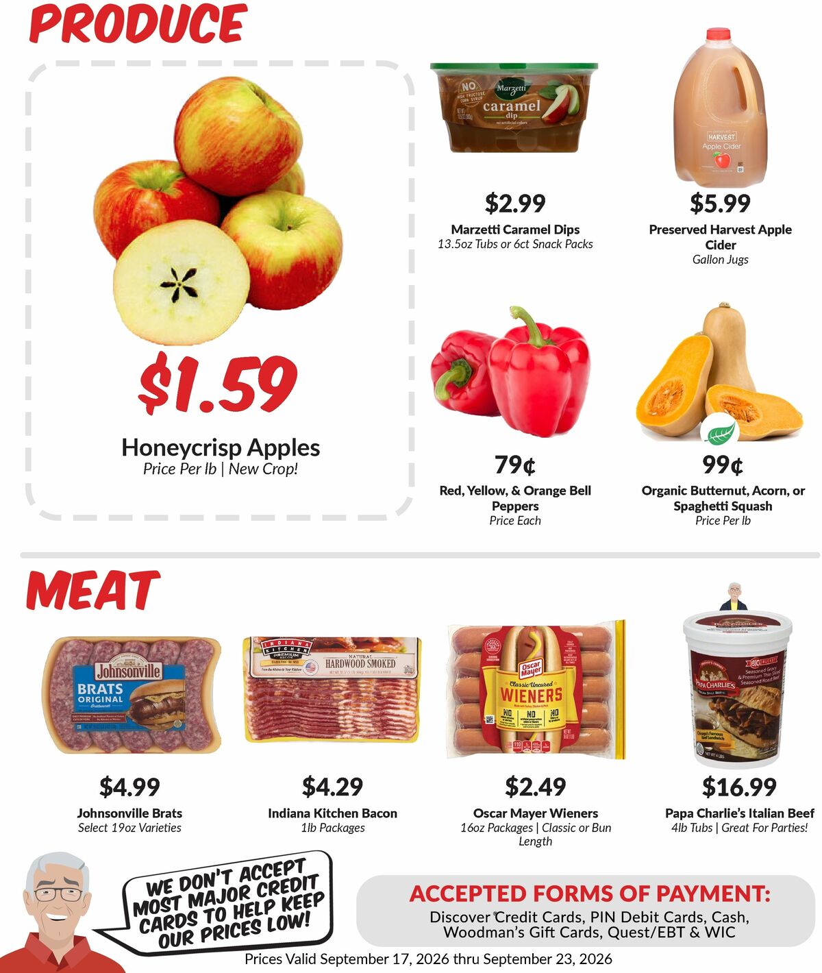 Woodmans Food Market Weekly Ad from September 17