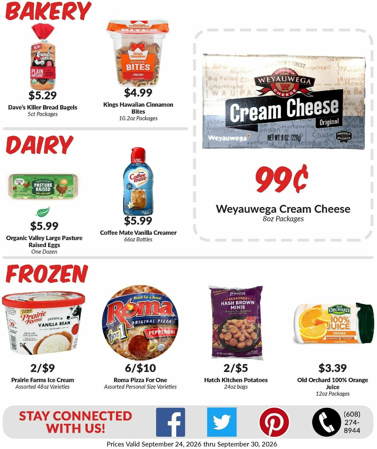 Woodmans Food Market Weekly Ad from September 24