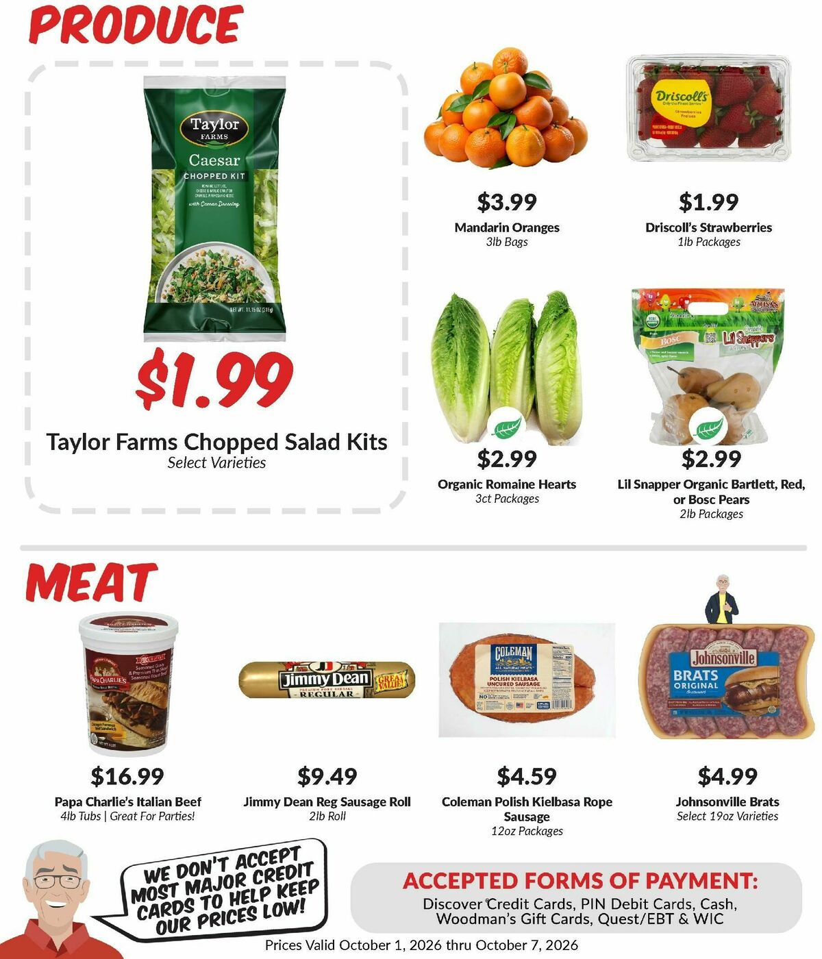 Woodmans Food Market Weekly Ad from October 1