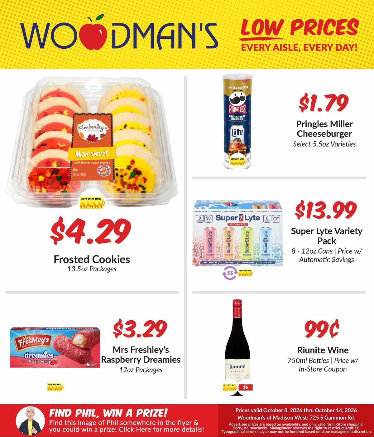 Woodmans Food Market Weekly Ad from October 8
