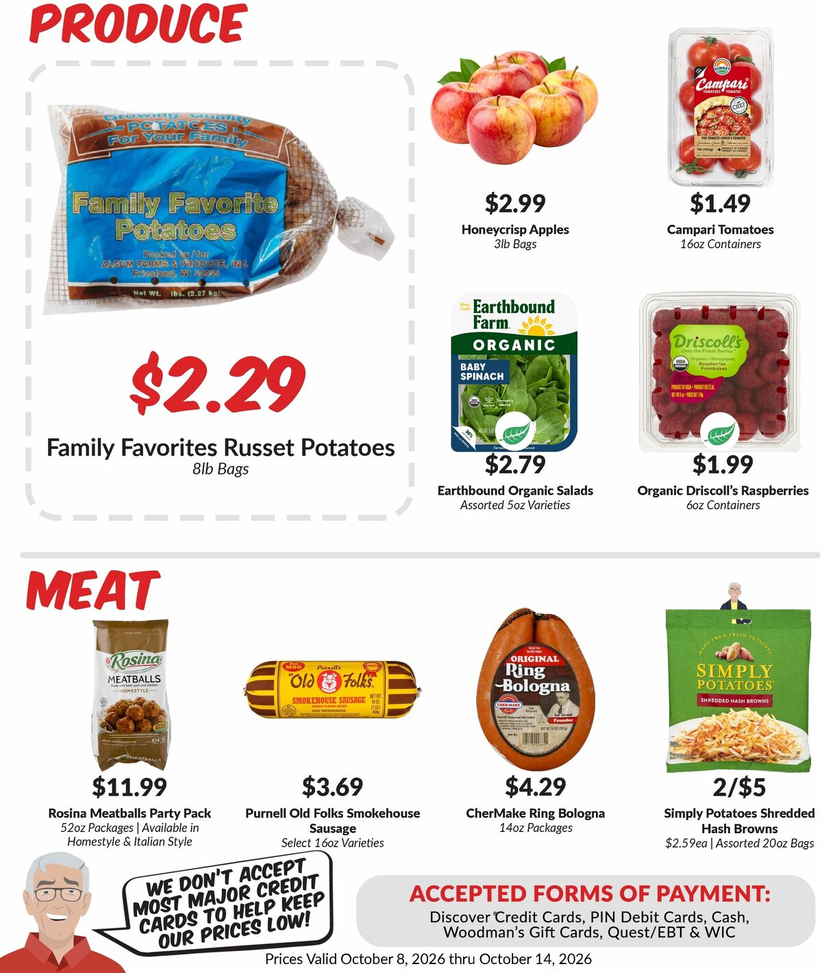 Woodmans Food Market Weekly Ad from October 8