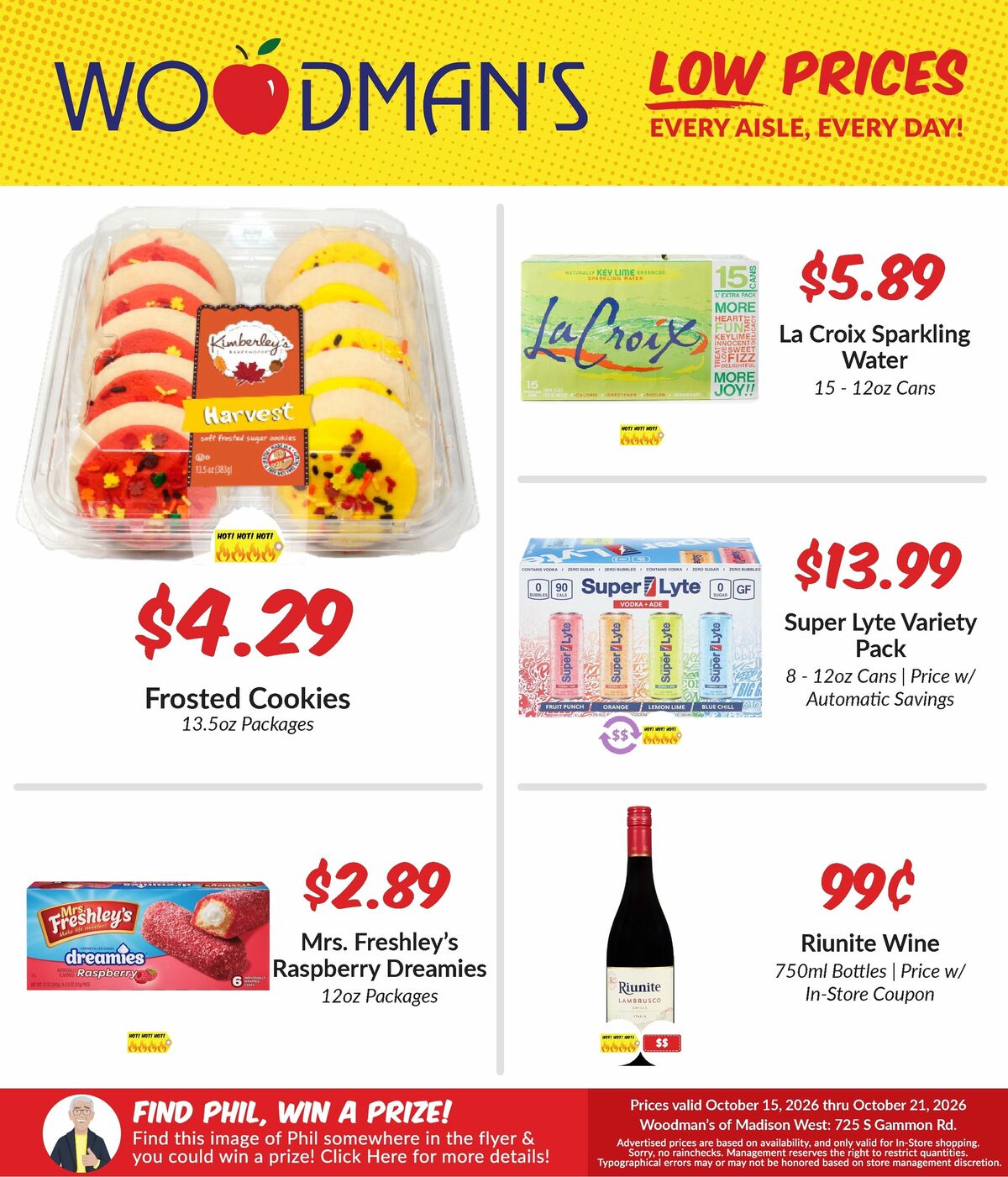 Woodmans Food Market Weekly Ad from October 15
