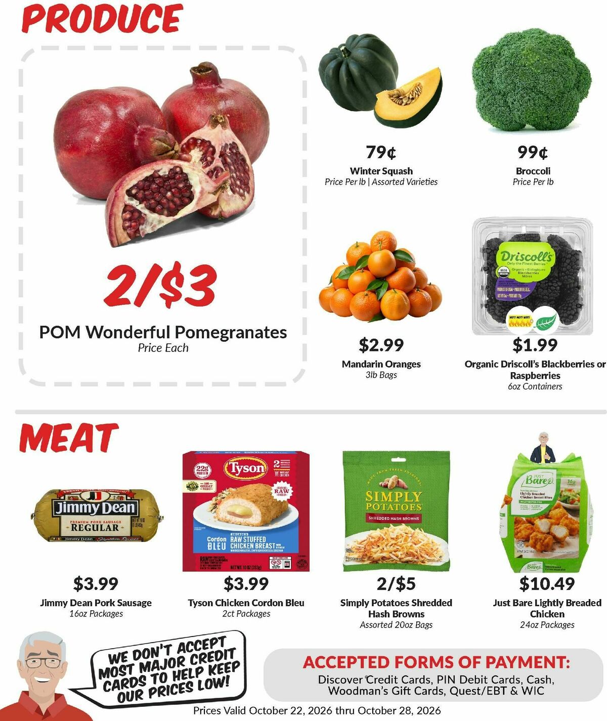 Woodmans Food Market Weekly Ad from October 22